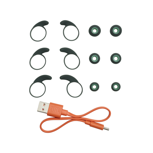JBL Reflect Mini NC - Green - Waterproof true wireless Noise Cancelling sport earbuds - Detailshot 5